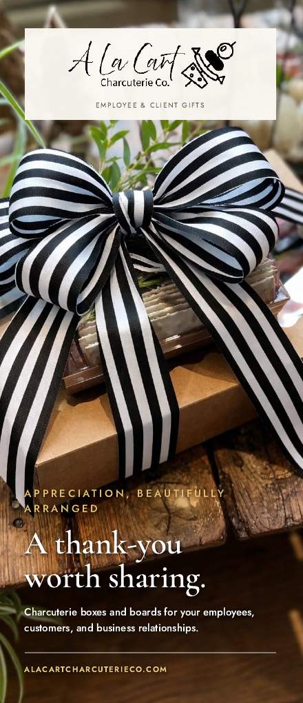 A thank-you worth sharing — A La Cart Employee and Client Gifts brochure