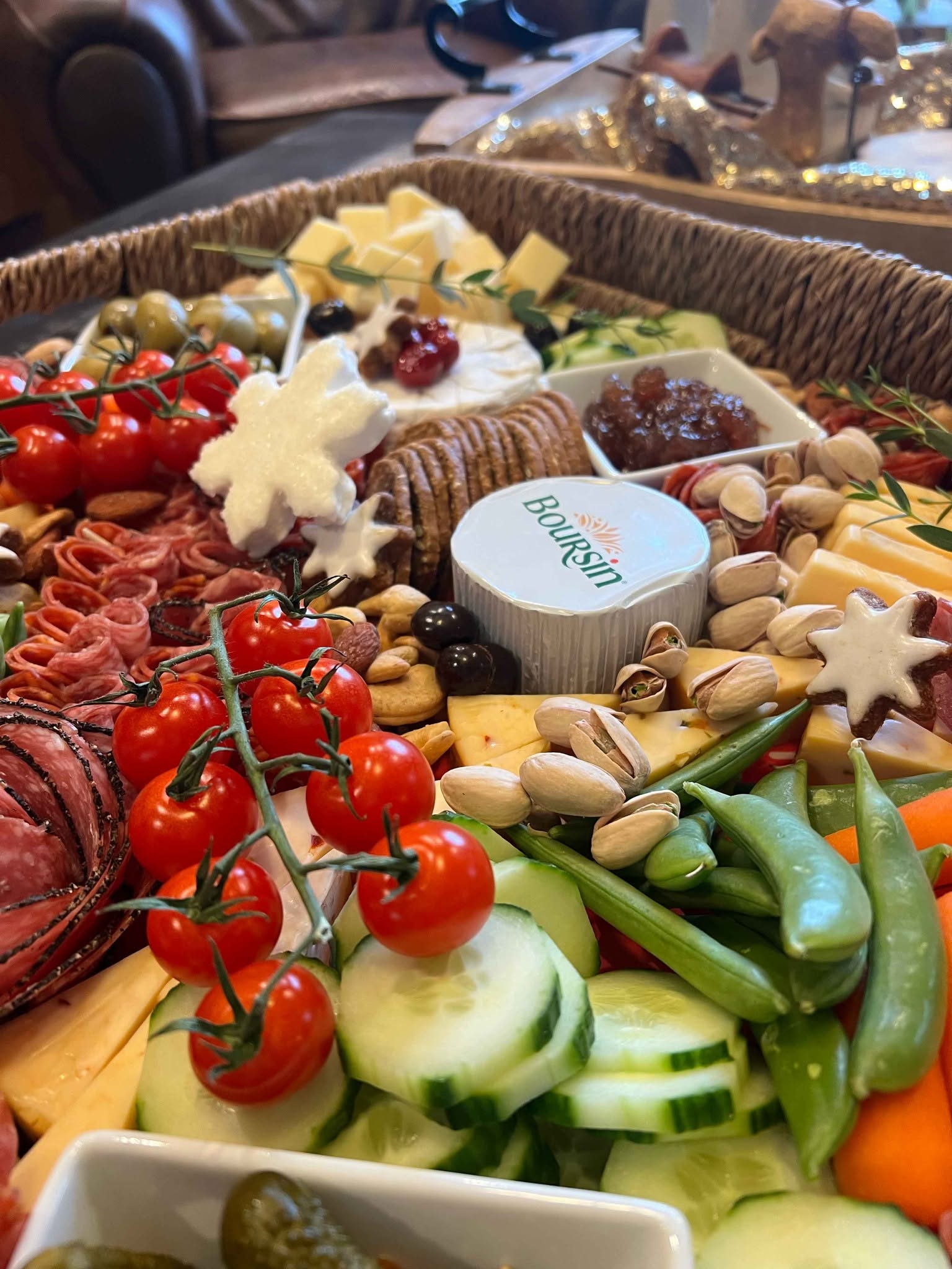 A La Cart Charcuterie Co. real event spread