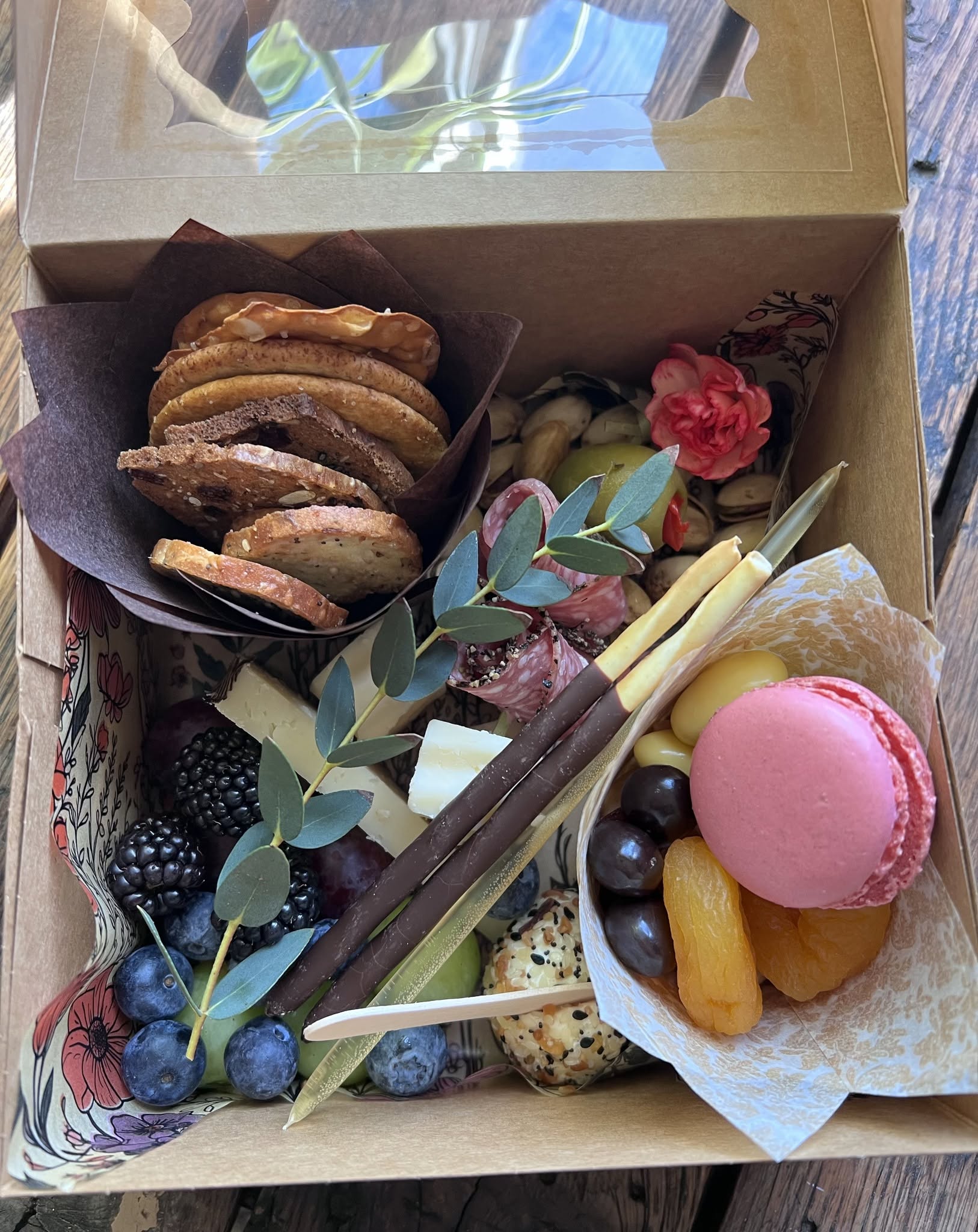 A La Cart Charcuterie Co. real event spread